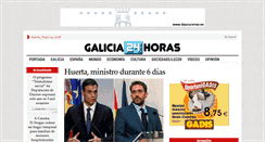 Desktop Screenshot of galicia24horas.es