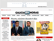 Tablet Screenshot of galicia24horas.es